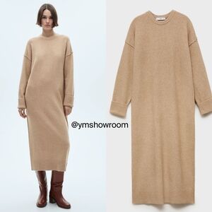 MANGO Oversized Sweater Dress